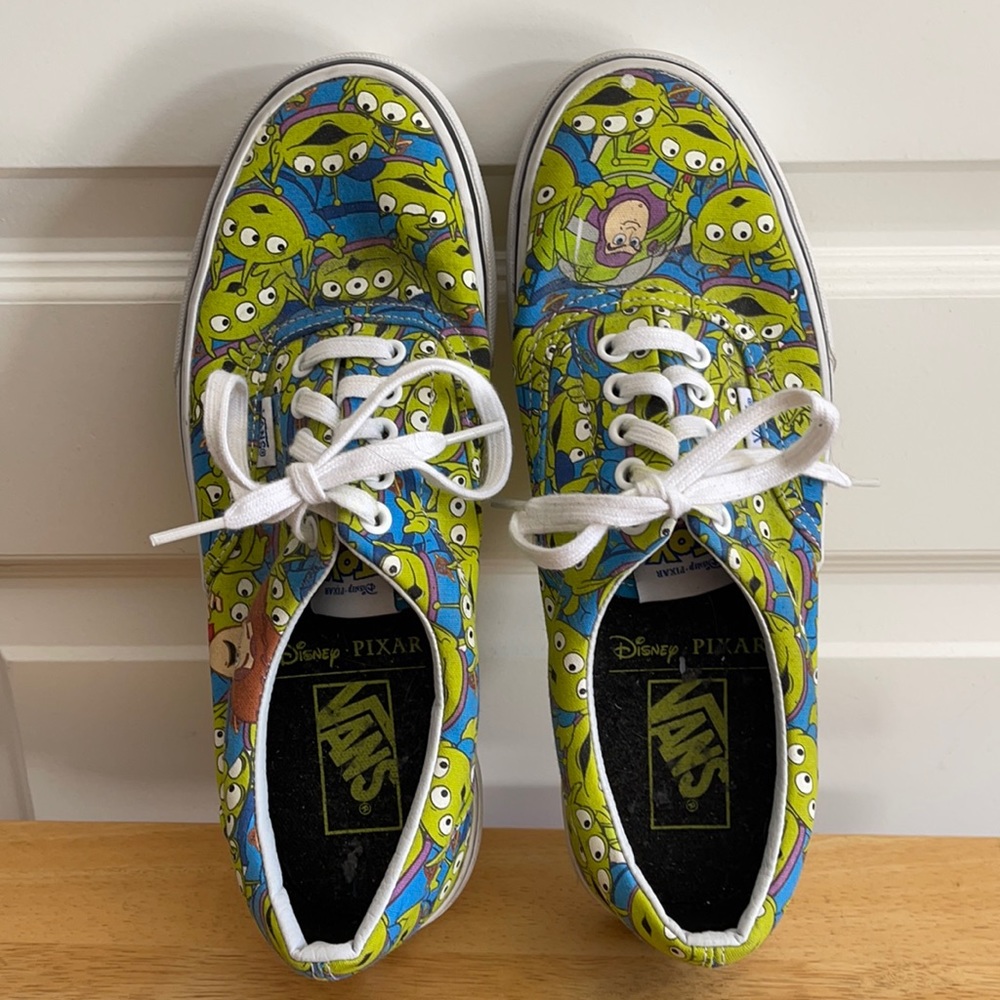 Disney Vans Toy Story Alien Sneakers size 9.5